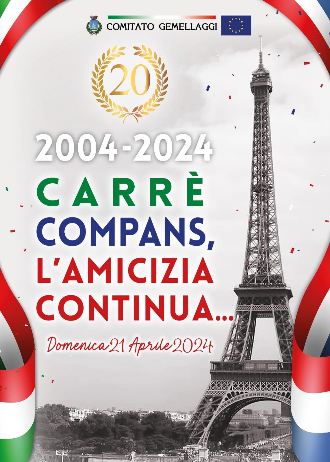 Carrè Compans 2004-2024 - L'Amicizia continua ... 